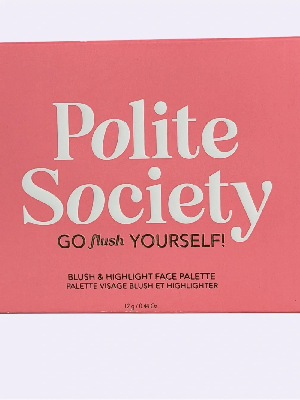 Polite Society Blush & Highlight Face Palette Assorted Shades Glow